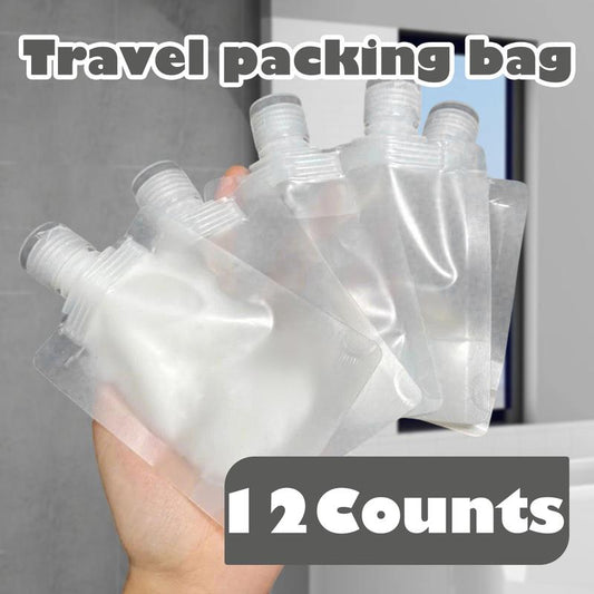 12 Pack Travel Pouches for Toiletries, Suitable For Liquid Filling And Travel