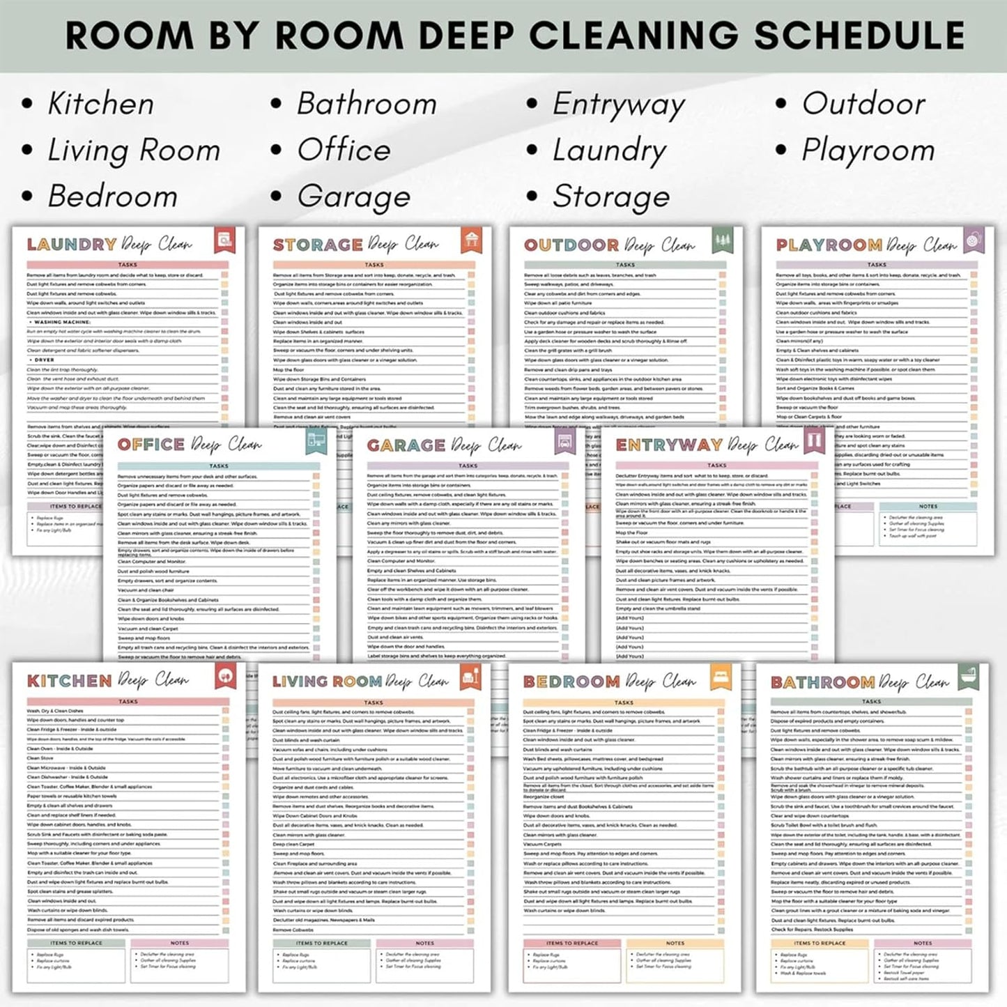 CILIFER® ADHD Cleaning & Organizing Toolkit - Chore Planner