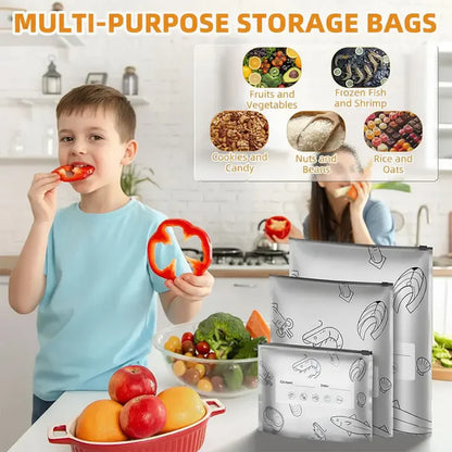 Aluminium Foil Food Storage Bags Set