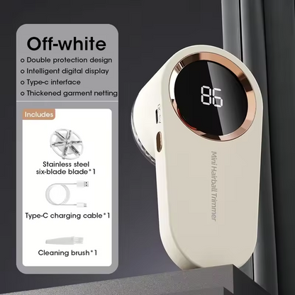 Cilifer® Rechargeable Fabric Shaver with LED Display