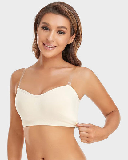 SFRCORD® Non-Slip Bandeau Seamless Wireless Strapless Bra