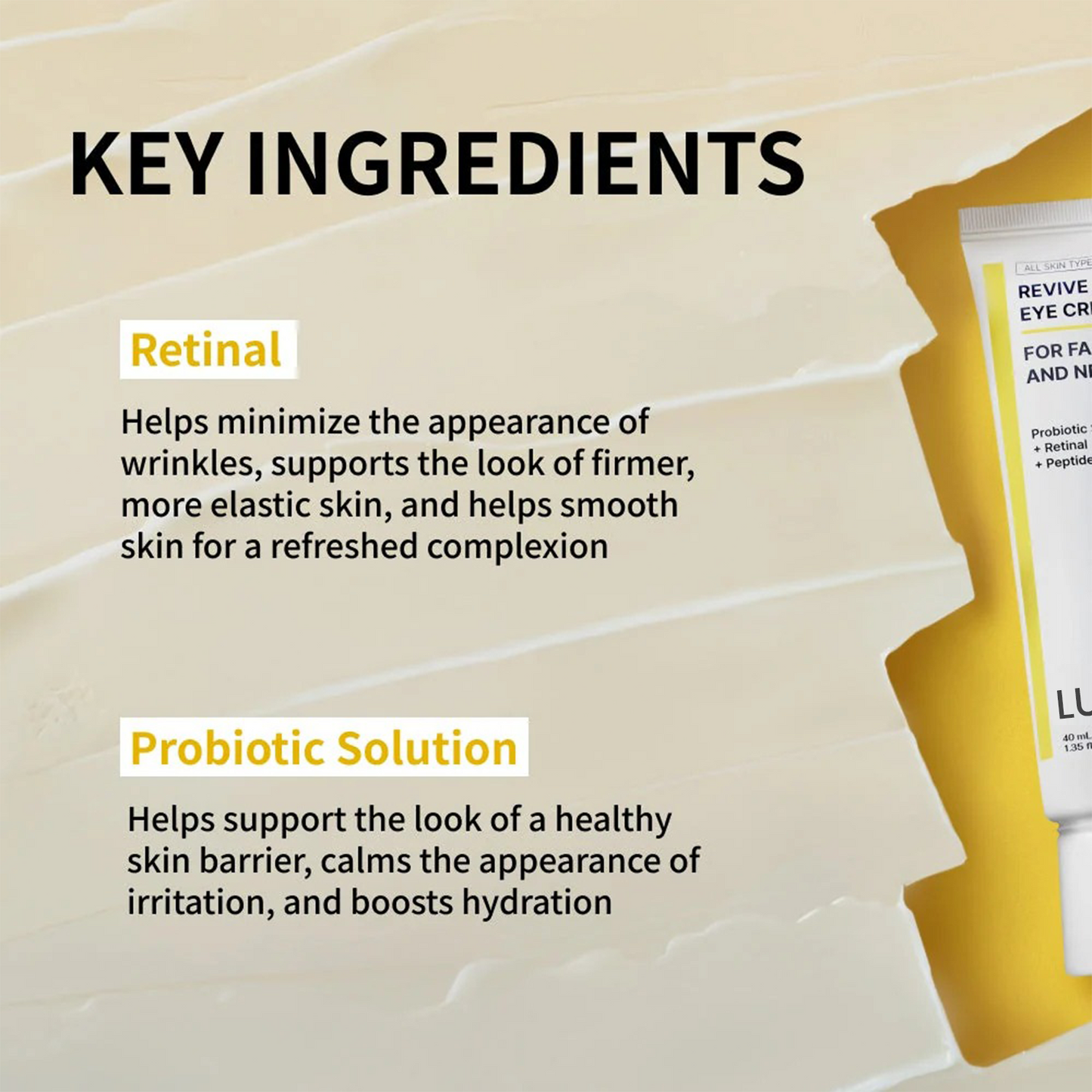 LUHAKA® Revive Eye Cream For Face And Neck