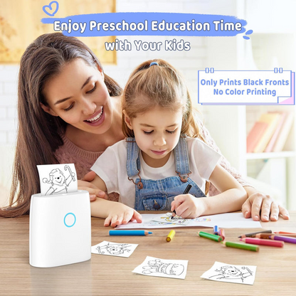 CILIFER® Mini Sticker Printer-2 Inch Bluetooth Thermal Pocket Printer