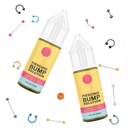 LUHAKA® Piercing Bump Solution I Keloid Bump Removal - Soothing Essential Oil for Piercing Bumps, Keloids & Scars | Nose, Ears, Body