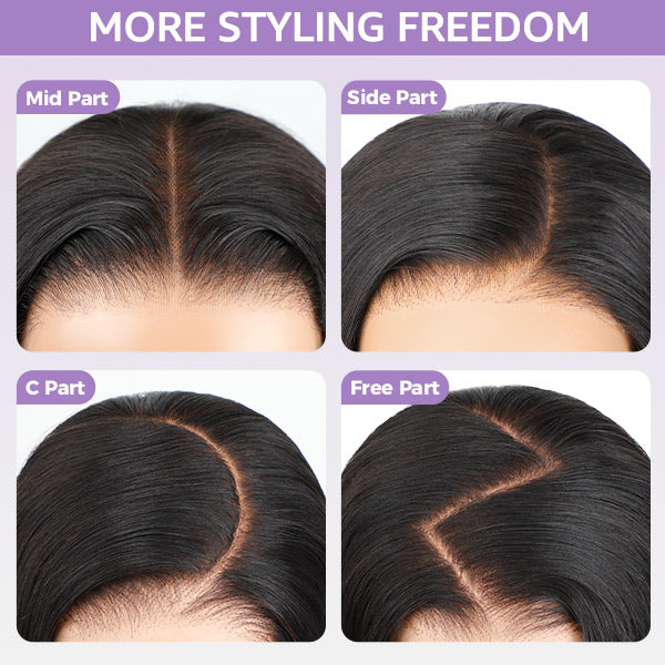 SFRCORD® Glueless Wigs Pre-plucked Pre Cut 9x6 HD Lace Bleached Tiny Knots Beginner Friendly