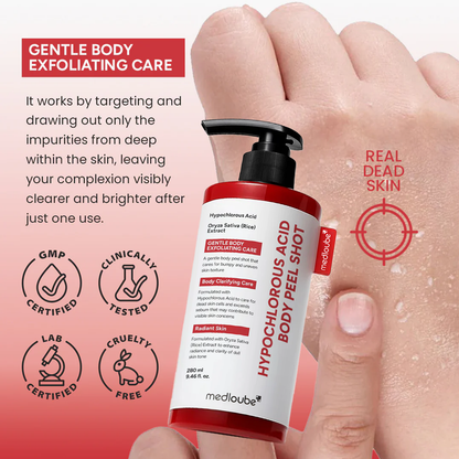 medloube Hypochlorous Acid Rice Peel Shot Duo