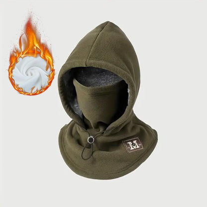 CILIFER® 🔥One-piece flannel warm mask hat. outdoor cycling windproof and cold autumn and winter style. warm hat with neck mask
