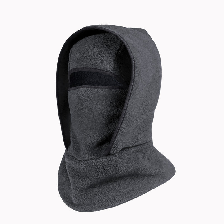 SFRCORD® Winter warm hat and scarf integrated cycling face mask, sports ski head cover, neck guard, windproof and cold-proof.