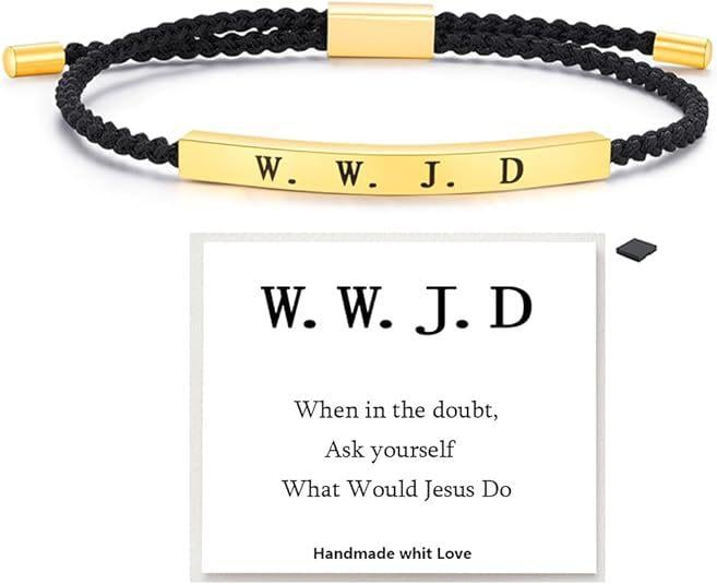 CZTICLE® ✝️Inspire Bracelet GOD IS IN CONTROL/W.W.J.D - Elegant Design with Unique Patterns and Letters D01