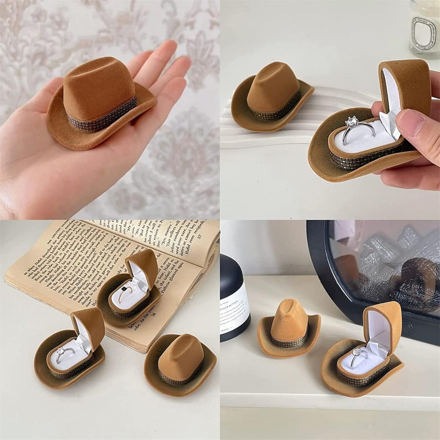 CILIFER® Creative Cowboy Hat Jewelry Box
