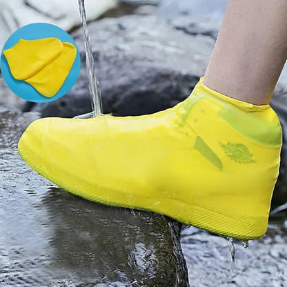 Waterproof Rain Shoe Cover – Non-slip sole & easy on/off – Reusable.