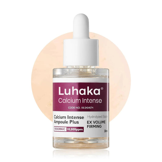 LUHAKA® Calcium Ampoule Plus with Adenosine and Niacinamide for Sagging Under Eye Skin. Dark Circles. Fine Lines &Eye Bags 1.01fl.oz.