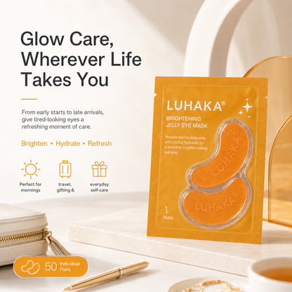 LUHAKA® Turmeric Kojic Acid Jelly Eye Masks