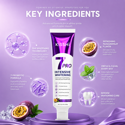KISSHI 7Pro Probiotic Whitening Toothpaste