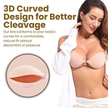 Luhaka® Adhesive Bra Strapless Sticky Invisible Push Up Silicone