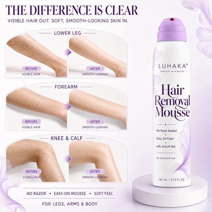 LUHAKA® Spray Hair Remover with Skin - Loving Ingredients, 5 oz
