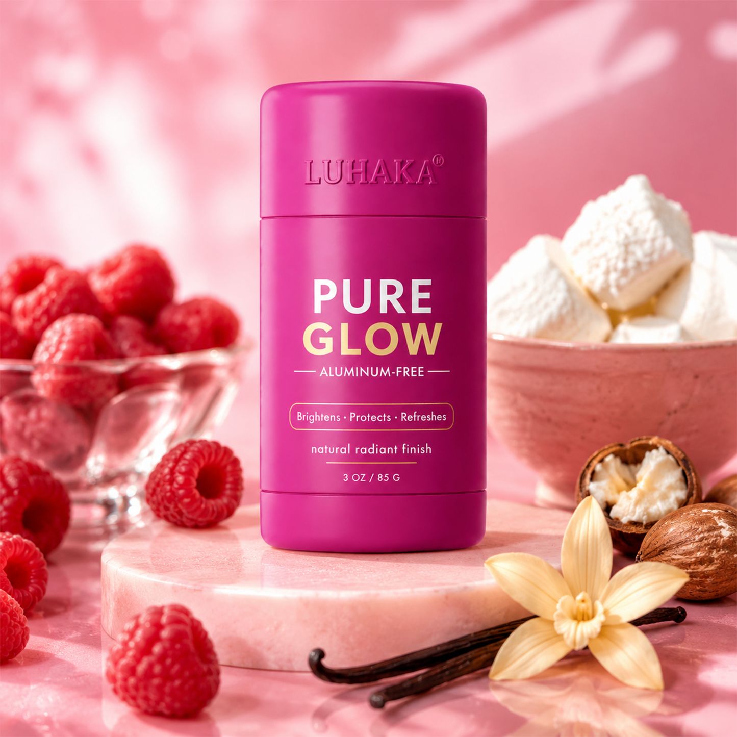 Aluminum Free Deodorant for Women with Cotton - 3Oz