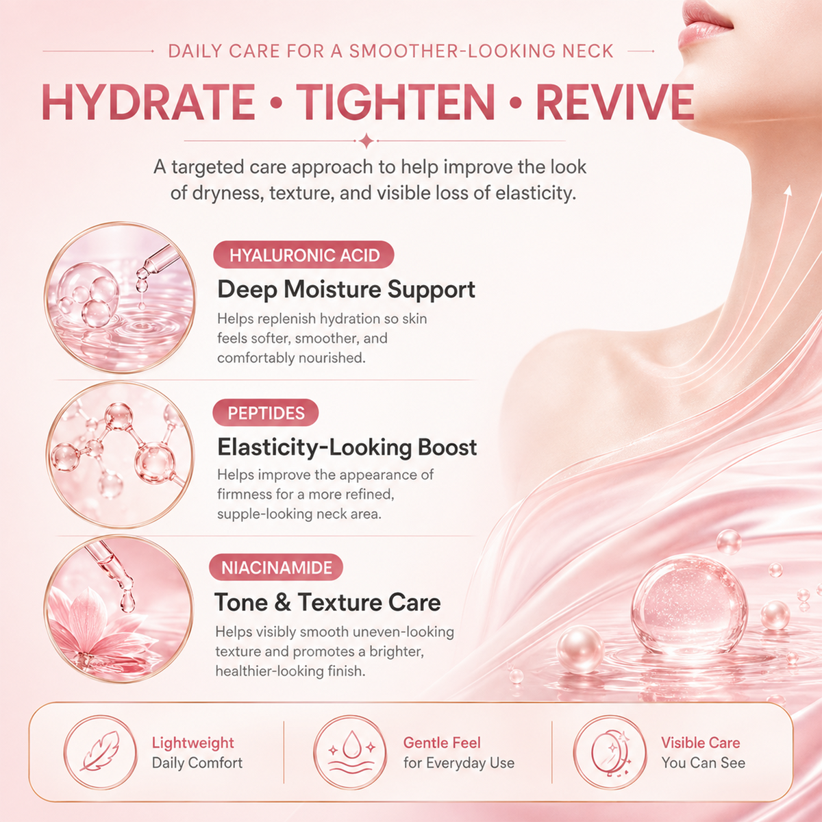 LUHAKA® Collagen Neck Firming & Smoothing Cream, 3.17 oz