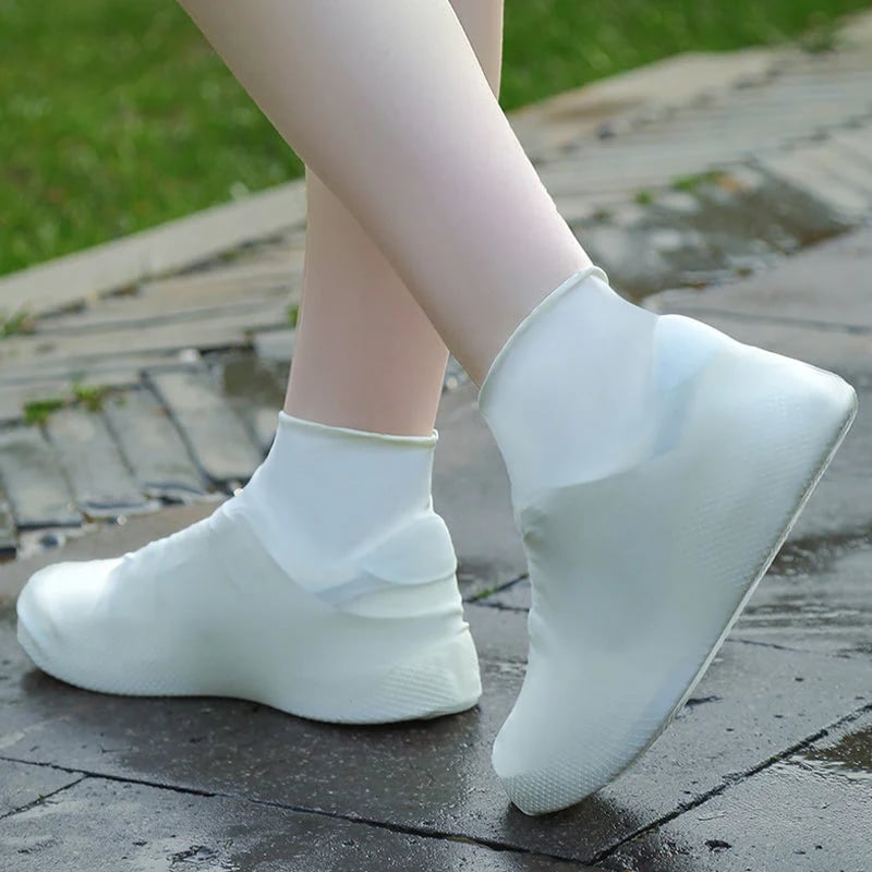 Waterproof Rain Shoe Cover – Non-slip sole & easy on/off – Reusable.