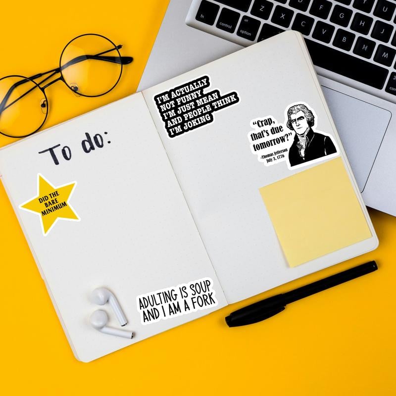 CILIFER® 130 Pcs Funny Saying Stickers (🎁BUY 1 FREE 1)