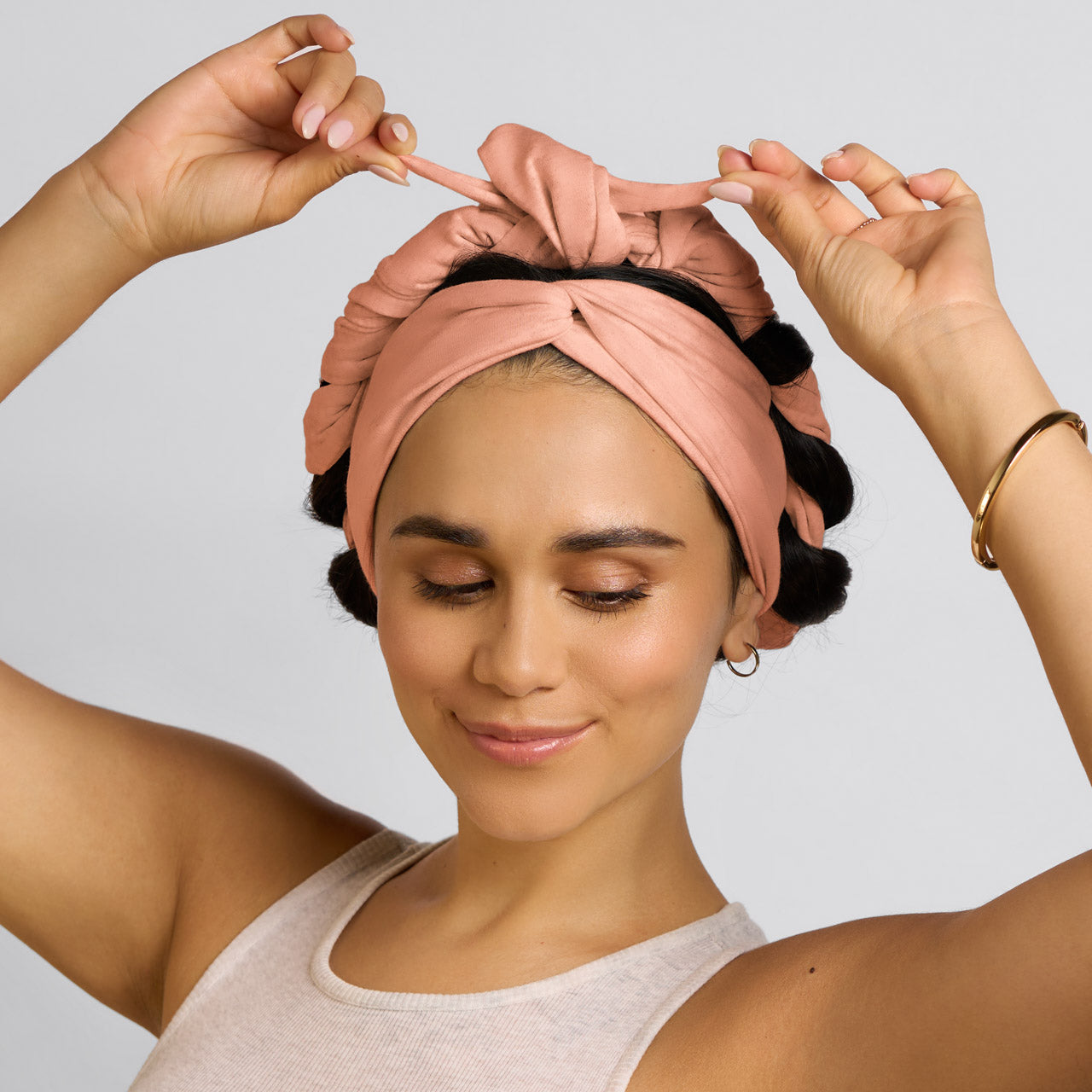 2-in-1 Heatless Curling Headband