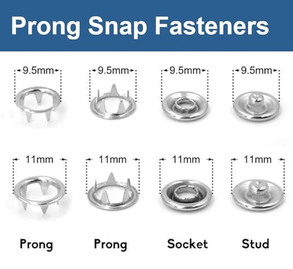 Snap Button & Pliers Fastener Tool Set