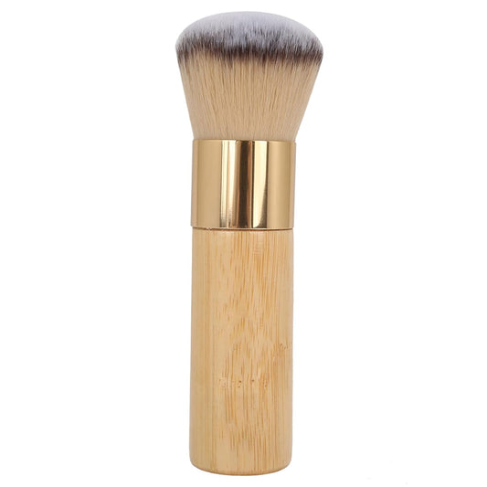 CZTICLE® Fluffy Blush & Powder Brush. Soft Bronzer Brush for Cheeks. Nail Dust Removal Brush. Portable Makeup Tool with Ergonomic Handle