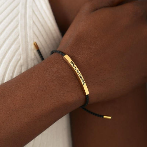 CZTICLE® ✝️Inspire Bracelet GOD IS IN CONTROL/W.W.J.D - Elegant Design with Unique Patterns and Letters D01