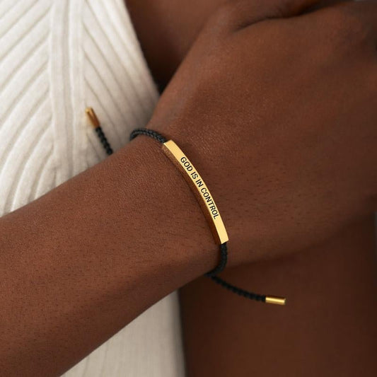 CZTICLE® ✝️Inspire Bracelet GOD IS IN CONTROL/W.W.J.D - Elegant Design with Unique Patterns and Letters D01
