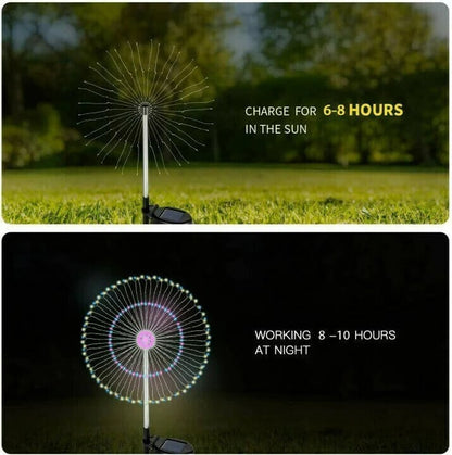 CILIFER® 🎁Waterproof  Solar Garden Fireworks Lamp