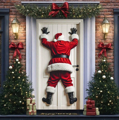 CILIFER® 1 Piece Santa Claus holiday atmosphere background cloth.Suitable for Christmas decoration.