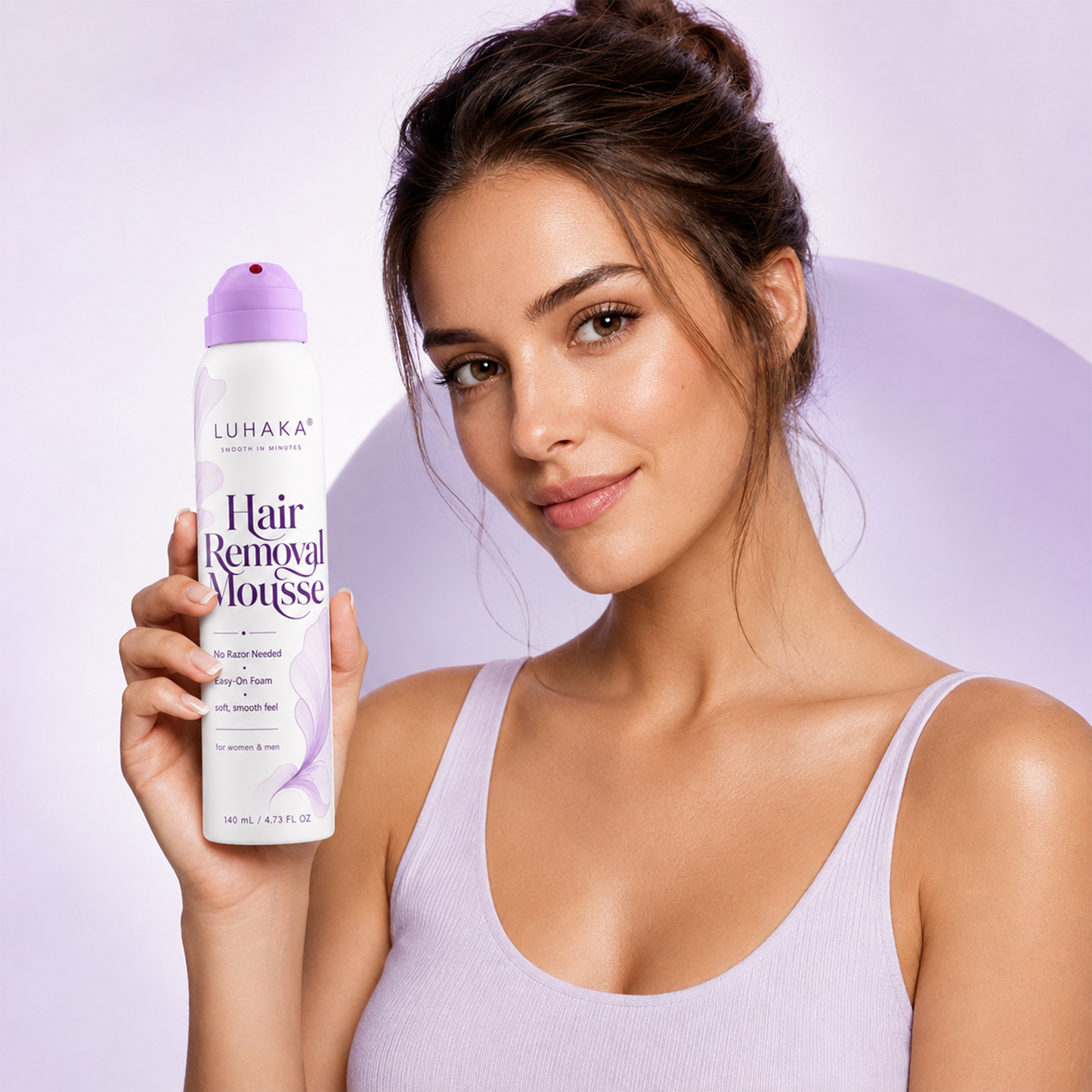 LUHAKA® Spray Hair Remover with Skin - Loving Ingredients, 5 oz