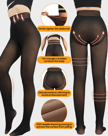 Cilifer® Translucent Fleece Lined Tights