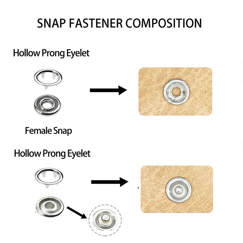CILIFER® Metal Snaps Buttons Kit