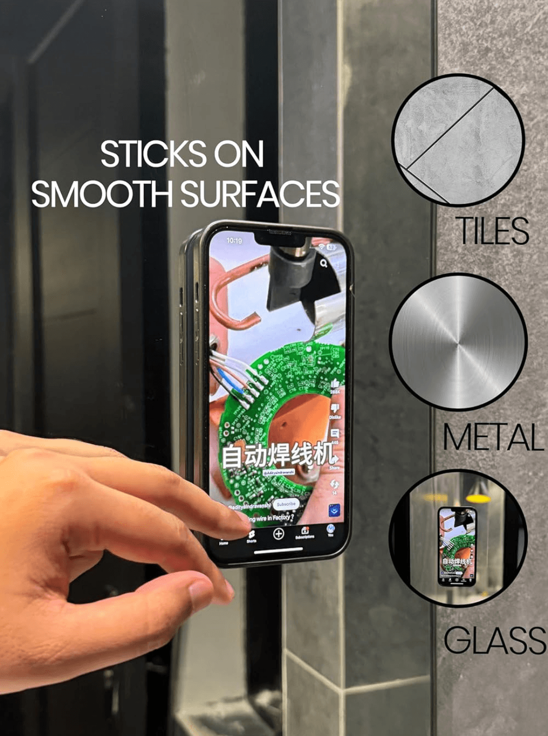 CZTICLE® Silicone Suction Phone Holder