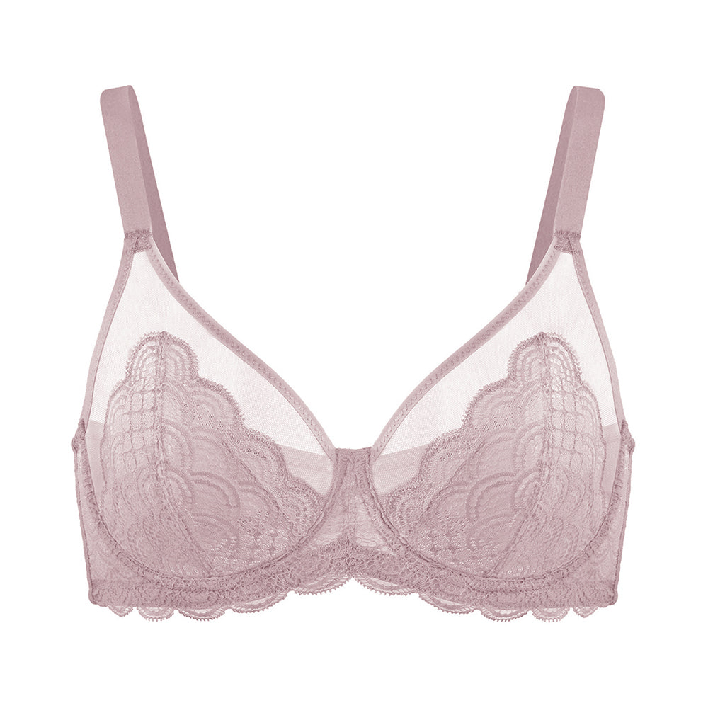 SFRCORD® Mermaid Scales Lace Unlined Bra