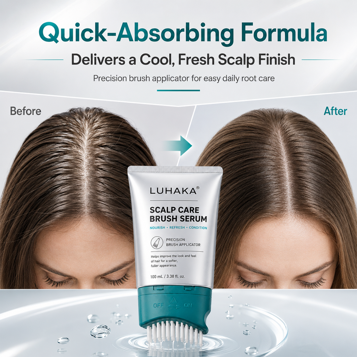 LUHAKA® Reedle Shot Brush Hair Serum