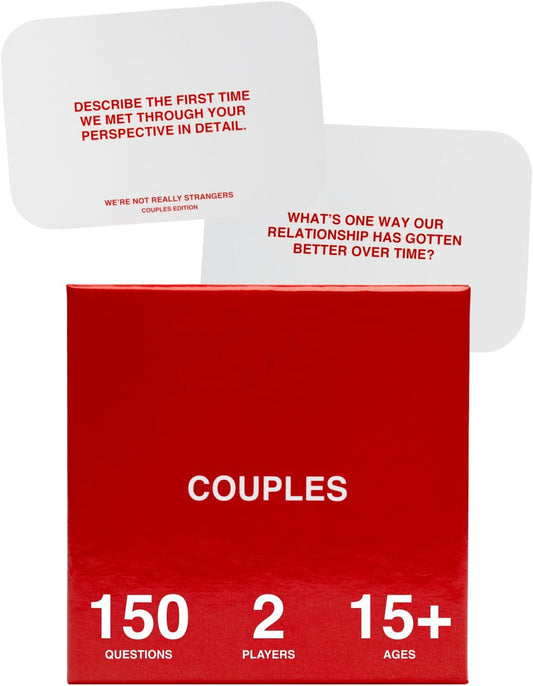 CZTICLE® WE'RE NOT REALLY STRANGERS Couples Edition Card Game - 150 Conversation Cards for Couples