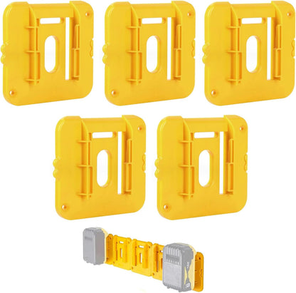 CILIFER® 5packs Tool Holders Replacement Compatible with Dewalt 20V / 60V Cordless Router Nailer Saw Drill Tools Mount/Wall Hanger. Compatible with M18 Tools