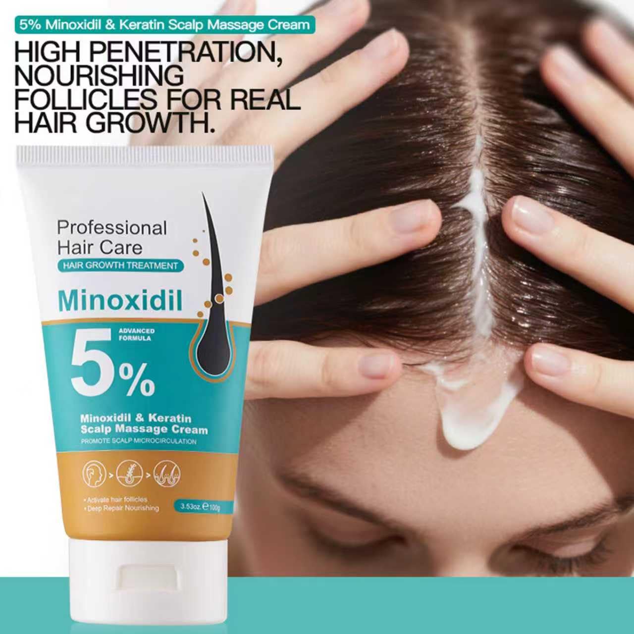 5% Minoxidil Scalp Moisturizer | Fuller-Looking Hair Starts Here
