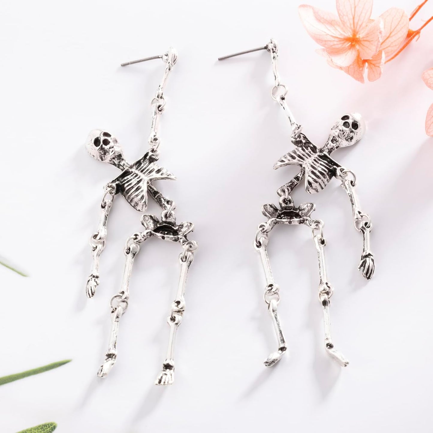 CILIFER® Halloween Earrings for Women Gothic Punk Skull Halloween Jewelry