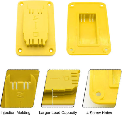 CILIFER® 5packs Tool Holders Replacement Compatible with Dewalt 20V / 60V Cordless Router Nailer Saw Drill Tools Mount/Wall Hanger. Compatible with M18 Tools