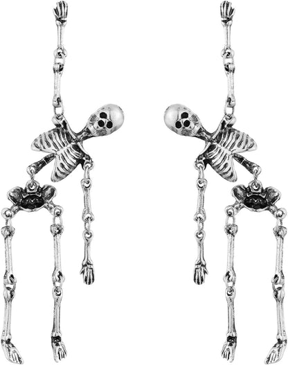 CILIFER® Halloween Earrings for Women Gothic Punk Skull Halloween Jewelry