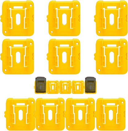 CILIFER® 5packs Tool Holders Replacement Compatible with Dewalt 20V / 60V Cordless Router Nailer Saw Drill Tools Mount/Wall Hanger. Compatible with M18 Tools