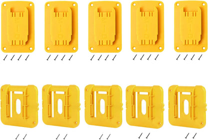 CILIFER® 5packs Tool Holders Replacement Compatible with Dewalt 20V / 60V Cordless Router Nailer Saw Drill Tools Mount/Wall Hanger. Compatible with M18 Tools