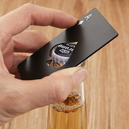 CILIFER® Stainless Steel Casino Poker Bottle Opener Set