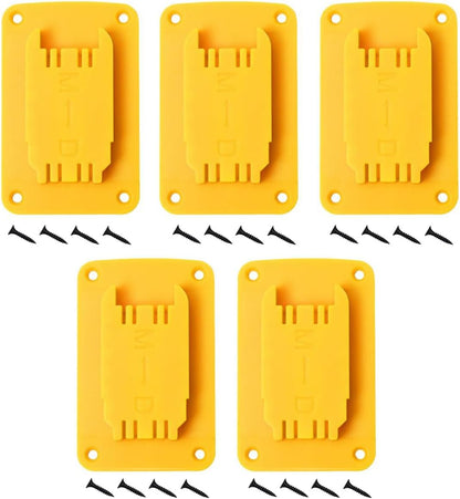 CILIFER® 5packs Tool Holders Replacement Compatible with Dewalt 20V / 60V Cordless Router Nailer Saw Drill Tools Mount/Wall Hanger. Compatible with M18 Tools