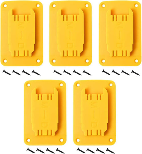 CILIFER® 5packs Tool Holders Replacement Compatible with Dewalt 20V / 60V Cordless Router Nailer Saw Drill Tools Mount/Wall Hanger. Compatible with M18 Tools