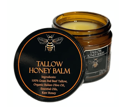 Luhaka® Handmade Organic Grass-Fed Beef Tallow Balm with Raw Honey