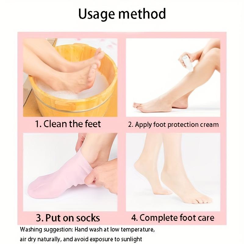 Silicone Moisturizing Gel Heel Socks